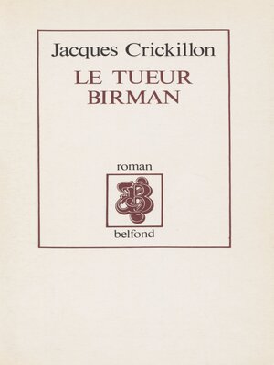 cover image of Le Tueur birman
